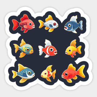 Random Gold Fish Sticker